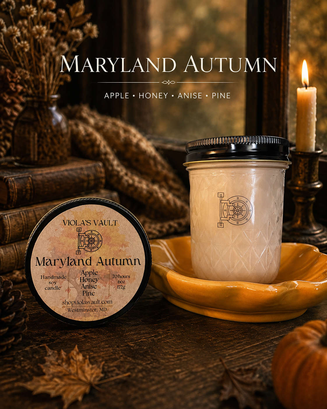 Maryland Autumn Soy Candle